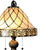 Tiffany asztali lámpa Barna Ø 36x62 cm Tiffany Lámpa Clayre&Eef NL   