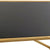 Modern arany konzolasztal fekete üveg lappal Konzolasztal IITEM SPAIN   