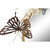 Modern kerek Fali design tükör pillangós keretben Fali tükör IITEM SPAIN   