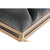 SCANDI ülőpad bézs szürke színben arany kerettel Ülőpad DKD Home Decor   