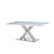 Modern design Étkezőasztal acél  180 x 90 x 78 cm Étkezőasztal IITEM SPAIN   