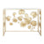 Design tükrös modern konzolasztal arany színű leveles dekorral Konzolasztal IITEM SPAIN   