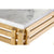 Modern Arany színű design konzolasztal márvány lappal Konzolasztal IITEM SPAIN   