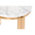 Modern kerek lerakó kisasztal arany fehér márvány 2 db Kisasztal IITEM SPAIN   