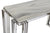 Modern ezüst acél konzolasztal márvány hatású asztallappal Konzolasztal IITEM SPAIN   