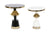 Modern lerakó kisasztal fekete arany színű 2 db szett Kisasztal IITEM SPAIN   