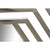 Modern dekoratív design tükör ezüst kerettel Tükör IITEM SPAIN   
