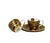 Klimt Életfa porcelán eszpresszó kávés csésze aljjal 2 db díszdobozban Bögre Duo Gift   