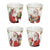 Karácsonyi Télapós porcelán eszpresszó kávés pohár szett Santa is coming Bögre Easy Life Design   