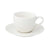 Modern porcelán domború cseppmintás fehér eszpresszó kávés csésze aljjal Drops Bögre Easy Life Design   