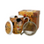 Klimt porcelán bögre tetővel szűrővel A Csók 380 ml Bögre Duo Gift   