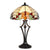 Tiffany asztali lámpa Piros Ø 40x60 cm Tiffany Lámpa Clayre&Eef NL   