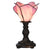 Tiffany asztali lámpa Rózsaszín Ø 20x30 cm Tiffany Lámpa Clayre&Eef NL   