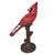 Tiffany asztali lámpa Madár dekorral Piros Tiffany Lámpa Clayre&Eef NL   