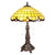 Tiffany asztali lámpa Sárga Tiffany Lámpa Clayre&Eef NL   
