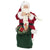 Mikulás zsákkal ajándéklistával karácsonyi dekorációs figura Karácsonyi dekoráció Clayre&Eef   