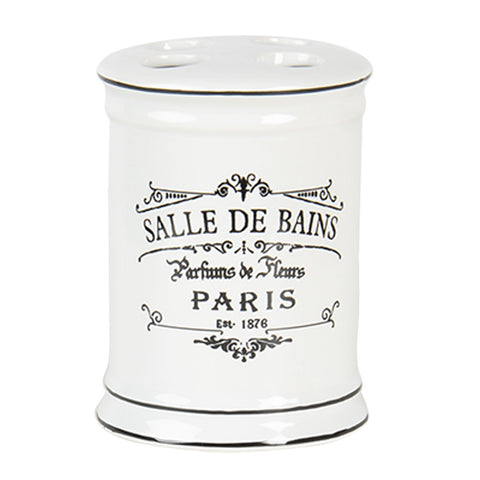 Vintage Fürdőszoba szett 4 db-os Salle De Bains szappantartó Clayre&Eef   