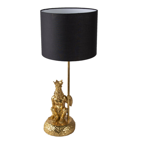 Asztali lámpa arany majom koronás Asztali lámpa Clayre&Eef NL   
