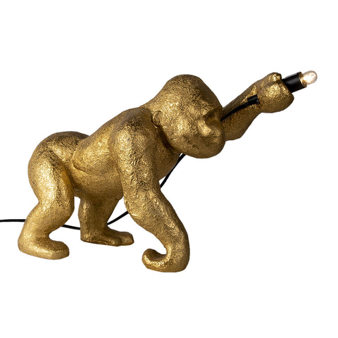 Asztali lámpa arany gorilla Asztali lámpa Clayre&Eef NL   