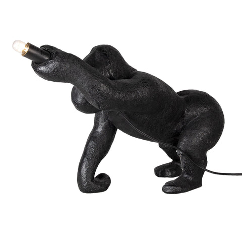 Asztali lámpa fekete gorilla Asztali lámpa Clayre&Eef NL   
