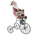 Mikulás triciklin vintage karácsonyi dekorációs figura