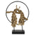 Arany színű pávák dekorációs kisszobor figura 49 cm Dekoráció figura Clayre&Eef NL   