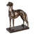 Agár kutya talapzaton dekorációs kisszobor figura Dekoráció figura Clayre&Eef NL   