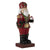 Karácsonyi diótörő figura koszorúval nyalókával 21 cm