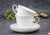 6 személyes porcelán kávés csésze szett díszdobozban Linea