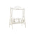 Vintage fem kerti hinta állvány fehér Kerti bútor DKD Home   
