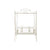 Vintage fem kerti hinta állvány fehér Kerti bútor DKD Home   