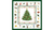 Christmas Evergreen white karácsonyi papírszalvéta 33x33cm 20db-os Papírszalvéta Ambiente   