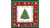 Christmas Evergreen red karácsonyi papírszalvéta 33x33cm 20db-os Papírszalvéta Ambiente   