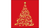 Shining Tree red karácsonyi papírszalvéta 33x33cm 20db-os Papírszalvéta Ambiente   