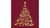 Shining Tree bordeaux karácsonyi papírszalvéta 33x33cm 20db-os Papírszalvéta Ambiente   