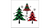 Scottish Trees karácsonyi papírszalvéta 33x33cm 20db-os Papírszalvéta Ambiente   