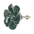 Ajtófogantyú kerámia virág alakú zöld vintage fogantyú Clayre&Eef   
