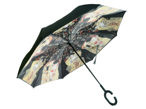 Esernyő 105x80 cm Klimt A Csók - Adele mintával Esernyő Carmani   