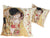 Díszpárna Klimt A Csók krém 45x45 cm