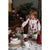 Karácsonyi asztalterítő pamut magyal mintás 100*100 cm Asztalterítő Clayre&Eef   