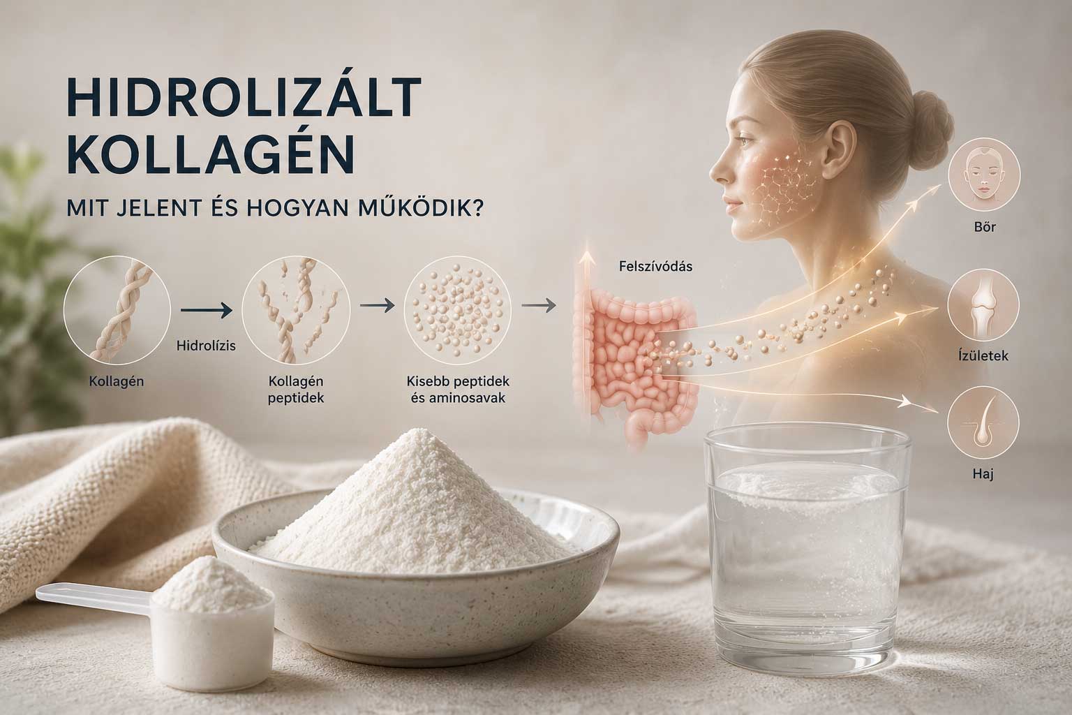 Hidrolizált kollagén – mit jelent és hogyan működik?