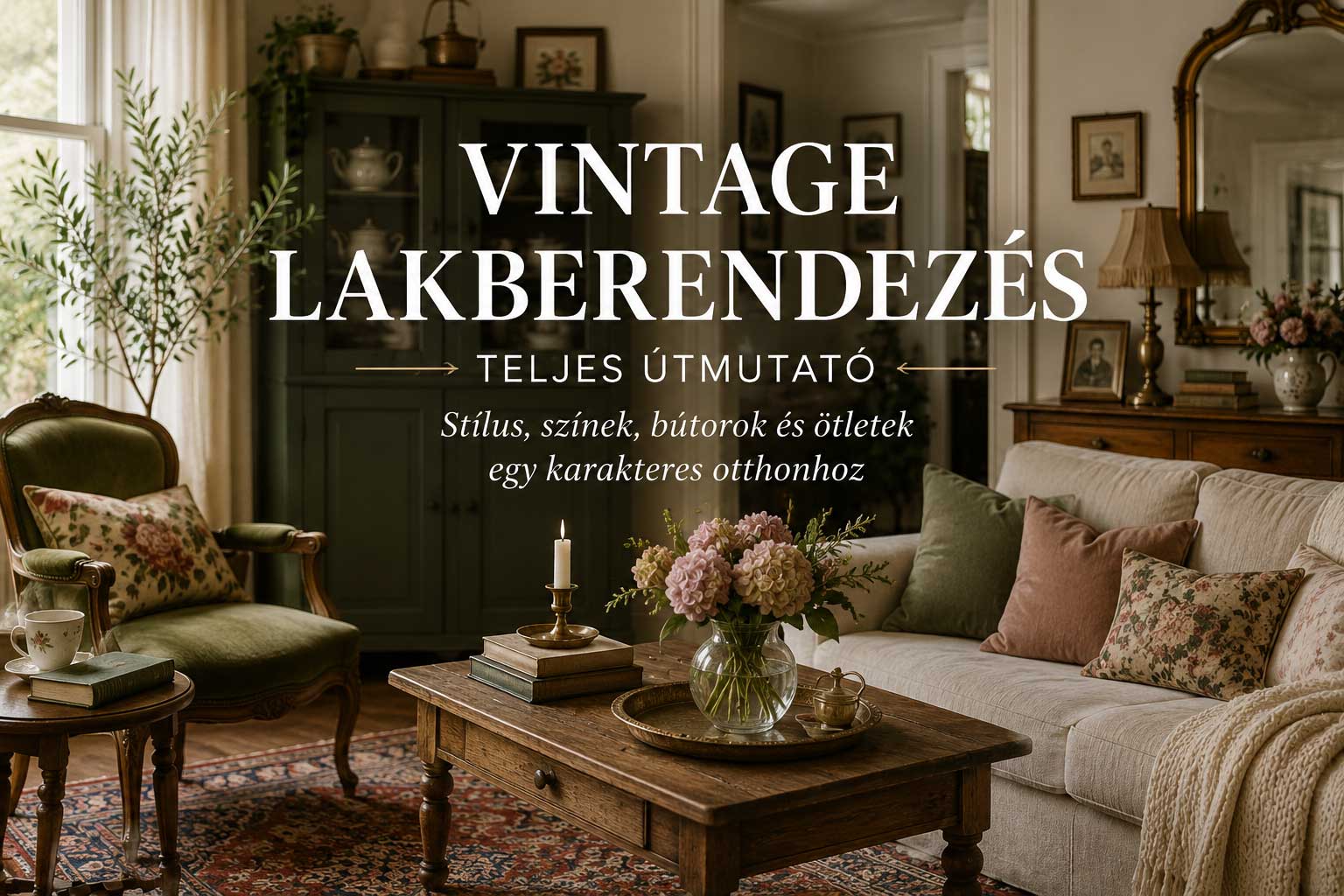 Vintage lakberendezés – teljes útmutató egy karakteres otthonhoz